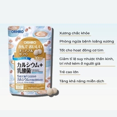 Orihiro - Viên Bổ Sung Canxi Và Lợi Khuẩn 150 Viên Vị Cà Phê Sữa