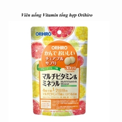 Orihiro - Viên Uống Vitamin Tổng Hợp Hương Cam (120 Viên)