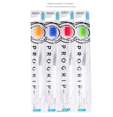 EBISU PROGRIP – Bàn Chải Đánh Răng Lông Mềm, Bảo Vệ Nướu Hiệu Quả
