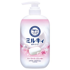 COW_Sữa Tắm Hương Hoa Hồng Cow Milky Body Soap 500ml