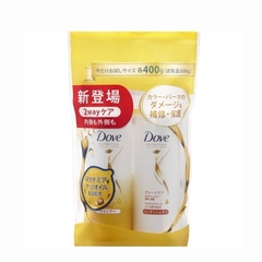 Dove - Set 2 Dầu Gội, Xả Phục Hồi Tóc Hư Tổn
