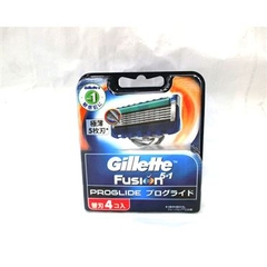 Gillette - Set 4 Lưỡi Dao Cạo Râu Gillette Fusion ProGlide Nhật Bản 5 Lưỡi Kép (Xanh)