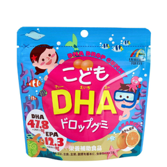Unimat Riken - Kẹo Dẻo Bổ Sung DHA Vị Cam (90 Viên)