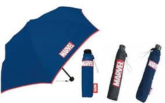 Marvel - Ô Gấp Siêu Nhẹ Chống Gió Marvel Màu Xanh Than Kèm Túi