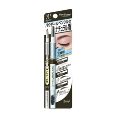 Sana New Born - Bút Kẻ Chân Mày 3 Trong 1 Eyebrow Mascara Và Pencil EX