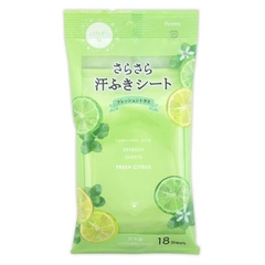 Gói 18 khăn giấy ướt dưỡng ẩm hương chanh Kyowa