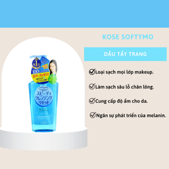 Dầu tẩy trang tác dụng nhanh Softymo Kose 230ml