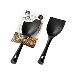 Muôi đảo chịu nhiệt đầu vát đế đứng Echo 24cm ( màu đen) - Hàng Nhật nội địa