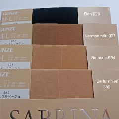 GUNZE - Quần Tất Sabrina Sheer Tights Giữ Nhiệt 30D 694 Size M Màu Da Tự Nhiên