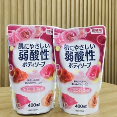 Rocket - Sữa Tắm Hương Hoa Hồng, Cây Cỏ 400ml