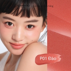 Chando Himalaya - Son Kem Lì Mịn Như Nhung 2.4ml Màu P01 (Đào)