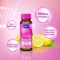 DHC - Nước Uống Collagen 7000 Plus Dưỡng Ẩm, Ngừa Lão Hóa (Hộp 10 Lọ x 50ml)