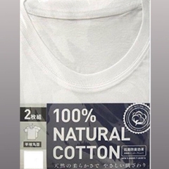 Set 2 áo lót nam 100% cotton kháng khuẩn - mẫu cổ tròn size L