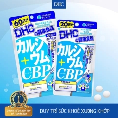 DHC - Viên Uống Bổ Sung Canxi + CBP Nhật Bản 30 Ngày (120 Viên)