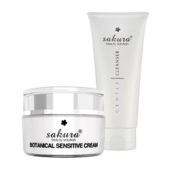 Sakura Beauty - Bộ 2 Sản Phẩm Dành Cho Da Nhạy Cảm