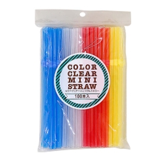 Set 100 ống hút nhựa 15cm - Hàng Nhật nội địa