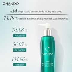 Chando Himalaya - Serum Phục Hồi Da Đầu Chống Da Nhạy Cảm, Chống Mụn Trứng Cá, Chống Ngứa 12Ohm