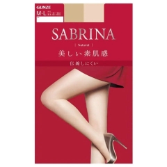 Gunze - Quần Tất Sabrina Natural Fit Thật Chân Tôn Dáng 222 Size M Màu Cát Cháy