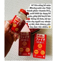 KOBAYASHI - VIÊN UỐNG BỔ MÁU FAICHI HỘP 120 VIÊN