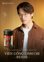 MENARD - Viên Uống Linh Chi Đen & Đỏ Tinh Khiết Cô Đặc Reishi 100 Viên, Thượng Phẩm Linh Chi