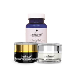 Sakura Beauty Solution - Bộ Sản Phẩm Trị Nám Và Dưỡng Trắng Da Cao Cấp