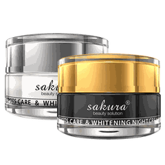 Sakura Spots Care & Whitening Day Cream - Bộ Sản Phẩm Kem Làm Mờ Thâm Nám Cao Cấp