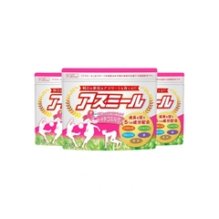 Sữa Phát Triển Chiều Cao ASUMIRU gói 180g Dành Cho Bé Từ 3-16 Tuổi ( vị dâu) - Hàng Nhật nội địa