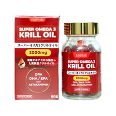 Super Omega 3 Krill Oil 2000mg Eikenbi - Viên Uống Dầu Nhuyễn Thể (60 Viên)