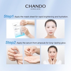 Chando Himalaya - Mặt Nạ Ống 2 Bước Niacinamide Làm Sạch Da Và Nuôi Dưỡng Da