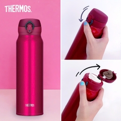 Thermos - Bình Giữ Nhiệt Thermos 500ml (Màu Đỏ Dâu)