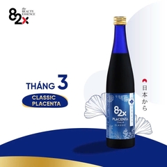 82X - Bộ 3 Phục Hồi Lão Hóa Da, Điều Trị Nám Và Cân Bằng Nội Tiết Tố Cao Cấp 82X Classic Collagen & Sakura Placenta & Classic Placenta 500ml