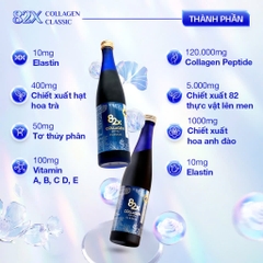 82X - Bộ 3 Phục Hồi Lão Hóa Da, Điều Trị Nám Và Cân Bằng Nội Tiết Tố Cao Cấp 82X Classic Collagen & Sakura Placenta & Classic Placenta 500ml