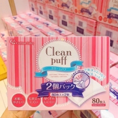 Labo Cotton - Bông Tẩy Trang Clean Puff 80 Miếng