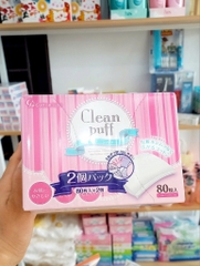 Labo Cotton - Bông Tẩy Trang Clean Puff 80 Miếng