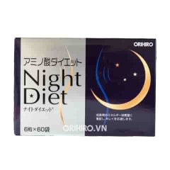 ORIHIRO- Viên uống giảm cân Night Diet hộp 60 gói x 6 viên (30 ngày)
