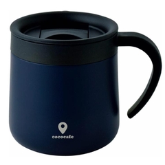 KAKUSEE_Cốc giữ nhiệt cao cấp có nắp trượt Coco Café Kakusee 300ml (màu xanh)