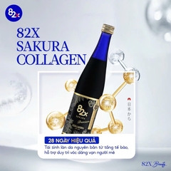 82X - COMBO 2 Chai Nước Uống Collagen & Placenta Cao Cấp 82X Sakura Premium 500ml