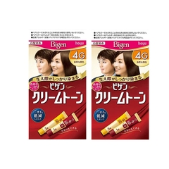 Bigen - Combo 2 Hộp Thuốc Nhuộm Tóc Thảo Dược Phủ Bạc Nhật Bản 4G (Màu Nâu Đen)