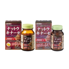 Orihiro - Combo 3 Viên Uống Hỗ Trợ Phòng Ngừa Tai Biến Natto Kinase 2000FU 60 Viên