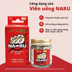 Naru Life - Viên Uống Cải Thiện Sinh Lý Và Tăng Kích Thước Nhật Bản (60 Viên)