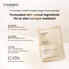 Chando Himalaya - Mặt Nạ Khô Collagen (1 Gói 5 Cái)