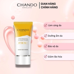 Chando Himalaya - Sữa Chống Nắng Chứa Niacinamide Hỗ Trợ Dưỡng Trắng 40ml