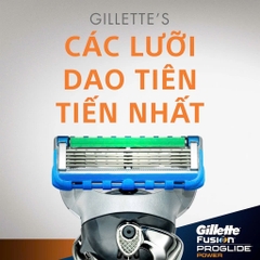 Gillette - Dao Cạo Râu Gillette Fusion ProGlide Nhật Bản 5+1 Lưỡi Kép ( 1 Thân, 2 Lưỡi)