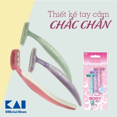 KAI - Dao Cạo Cho Nữ KAI Dành Cho Cơ Thể Cán Chữ T (3 Cây)