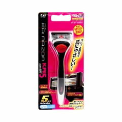 KAI_Dao cạo râu 5 lưỡi kép KAI - Hàng Nhật nội địa