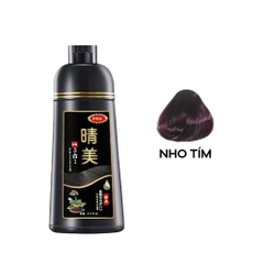 Komi - Dầu Gội Đen Tóc phủ bạc Komi 500ml (Màu Nho Tím)