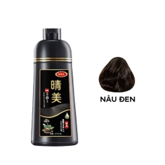 Komi - Dầu Gội Đen Tóc Phủ Bạc Komi 500ml (Brown Black)