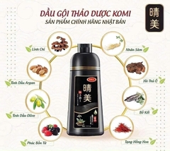 Komi - Dầu Gội Đen Tóc Phủ Bạc Komi 500ml (Brown Black)