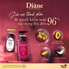 Moist Diane - Dầu Gội Kiểm Soát Tóc Yếu, Rụng, Nhiều Gầu Diane Extra Hair Fall Control (450ml)