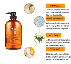 Kumano - Dầu Gội Chiết Xuất Từ Dầu Ngựa Kumano Horse Oil 600ml (Non-Silicon)